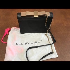 ❤️❤️See by Chloe Crossbody Designer Two Tone Leather Bag